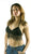 Womens  Short Fringed Halter Top