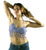 Womens  Short Fringed Halter Top
