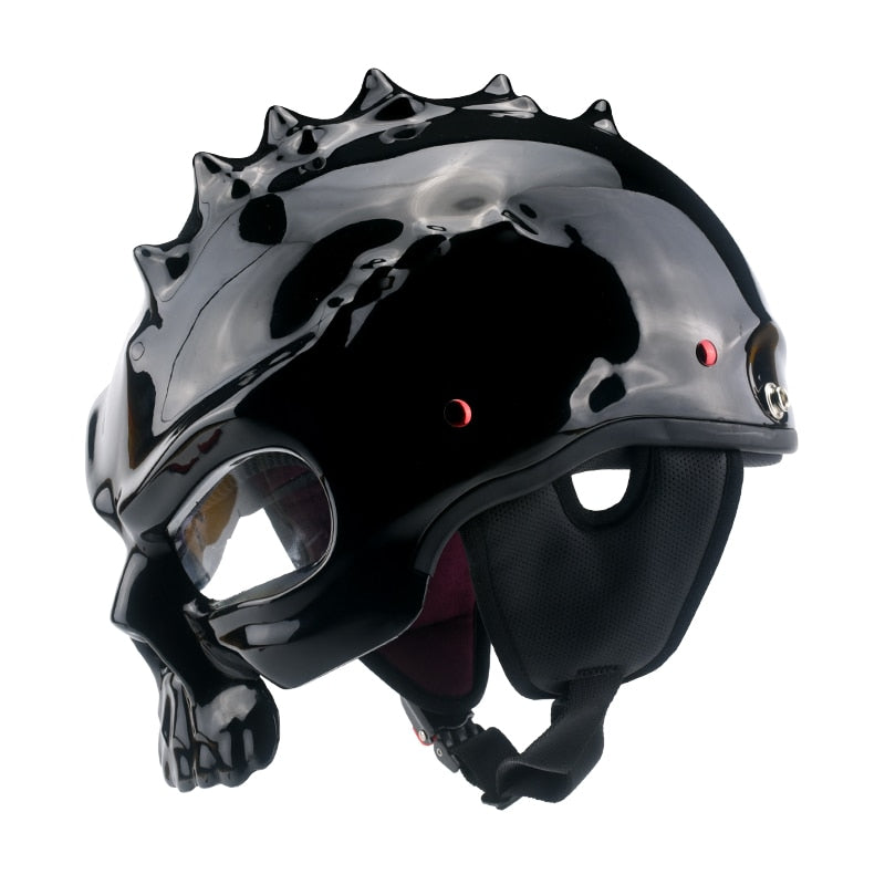 bike helmet skull Two Face Skull Helmet – 2ndGearUSA