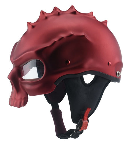 bike helmet skull Two Face Skull Helmet – 2ndGearUSA